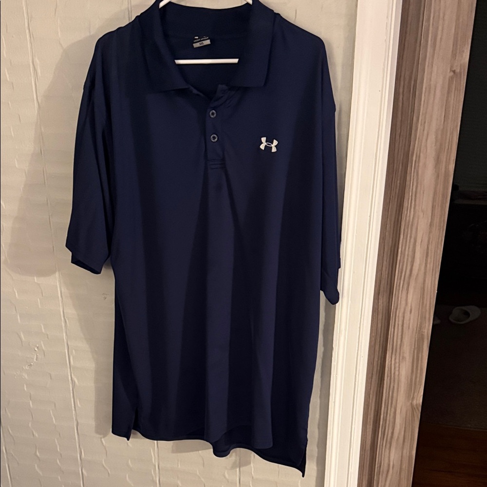 Under Armour Men's Dark Blue Polo Shirt